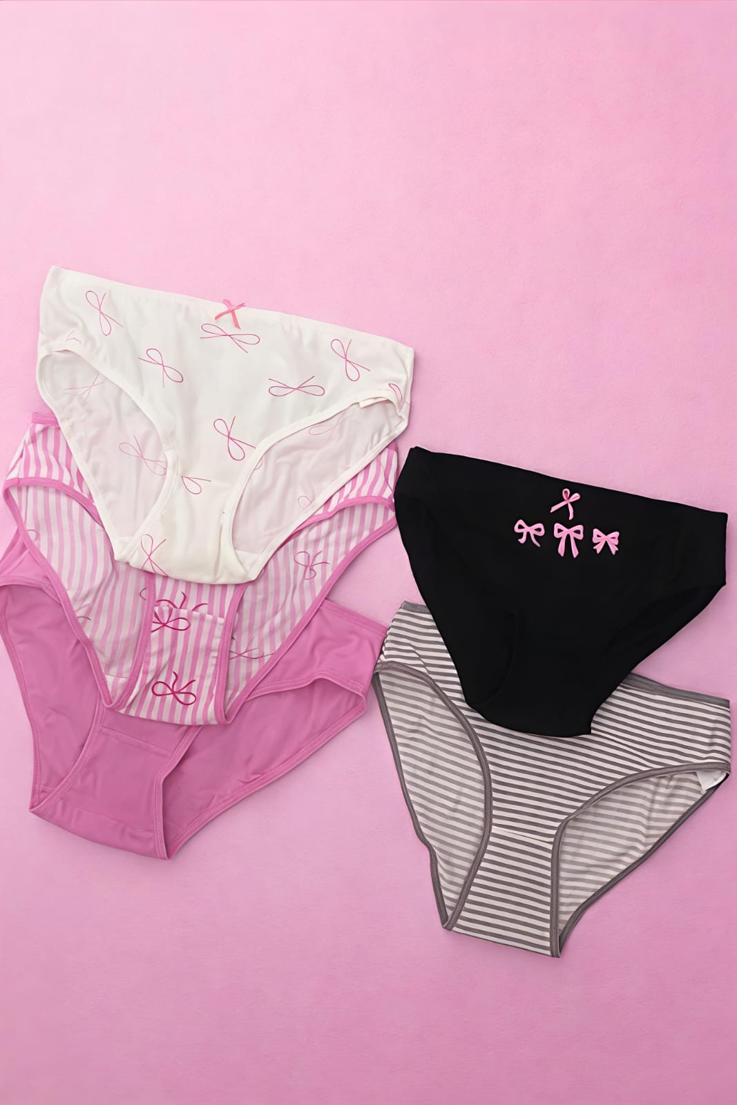 باكيت بانتي بكينى- عدد 5 قطع قطن